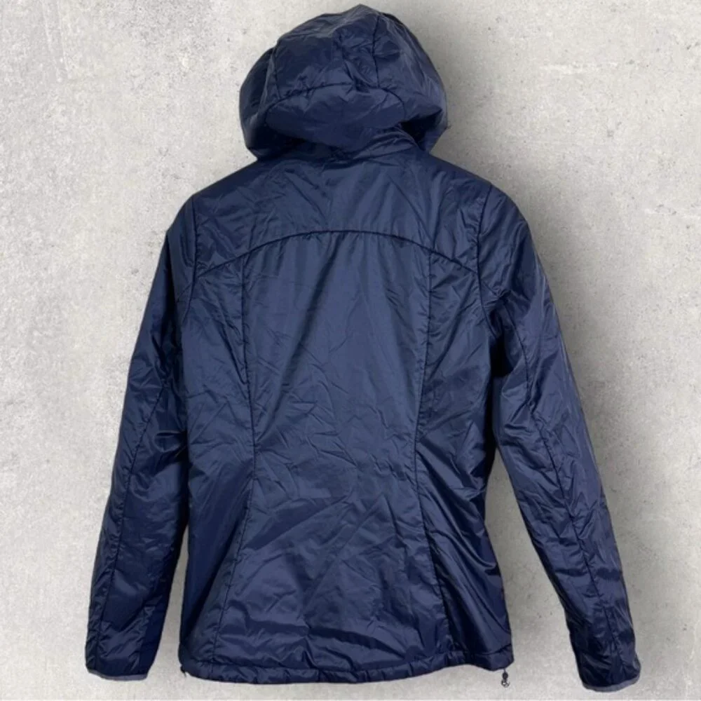 Lululemon Layer Up Jacket Indigo Blue Size 6 Puffer Reversible Lightweight Coat - Picture 6 of 16